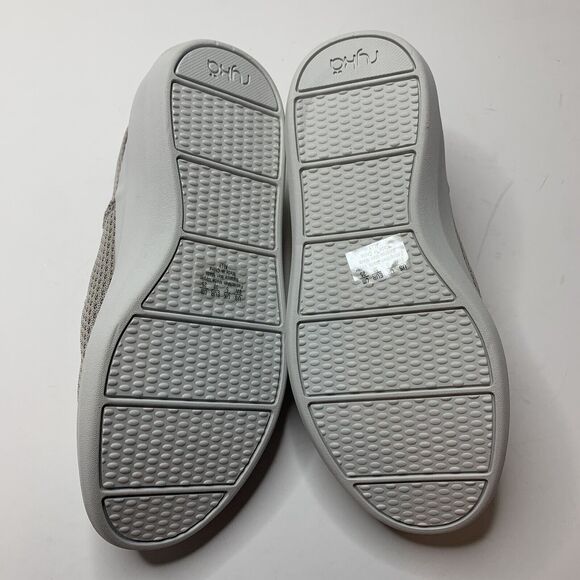 Ryka Ally Gray Leopard Detail Knit Athletic Training Shoes Womens Size 8 WIDE - Picture 7 of 8